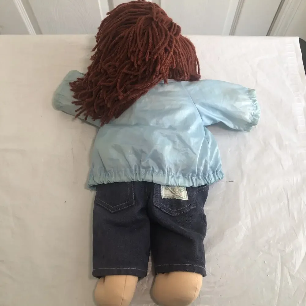 Vintage 1978 1982 Cabbage Patch Kids auburn hair and brown eyes dark skin retro